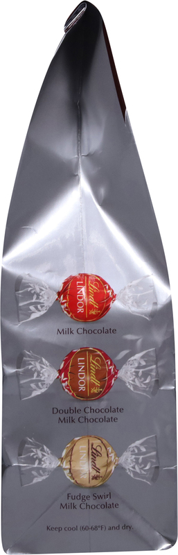 Lindt LINDOR Milk Assorted Chocolate Candy Truffles, Chocolates
