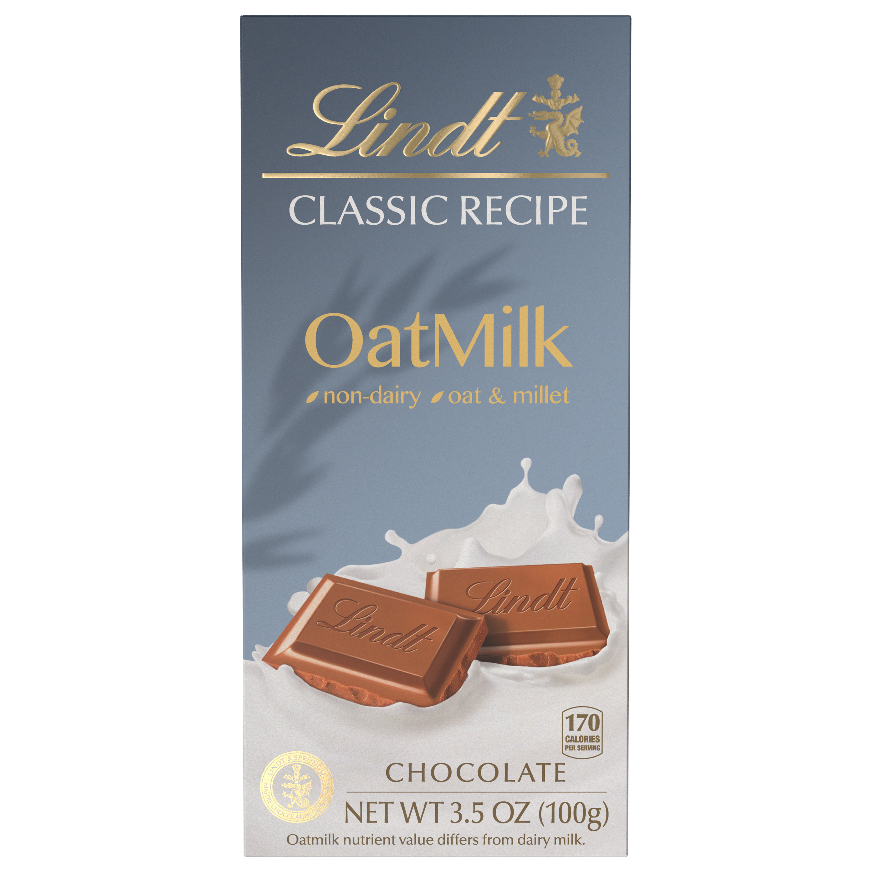 Lindt CLASSIC RECIPE Non-Dairy Oat Milk Salted Caramel Chocolate