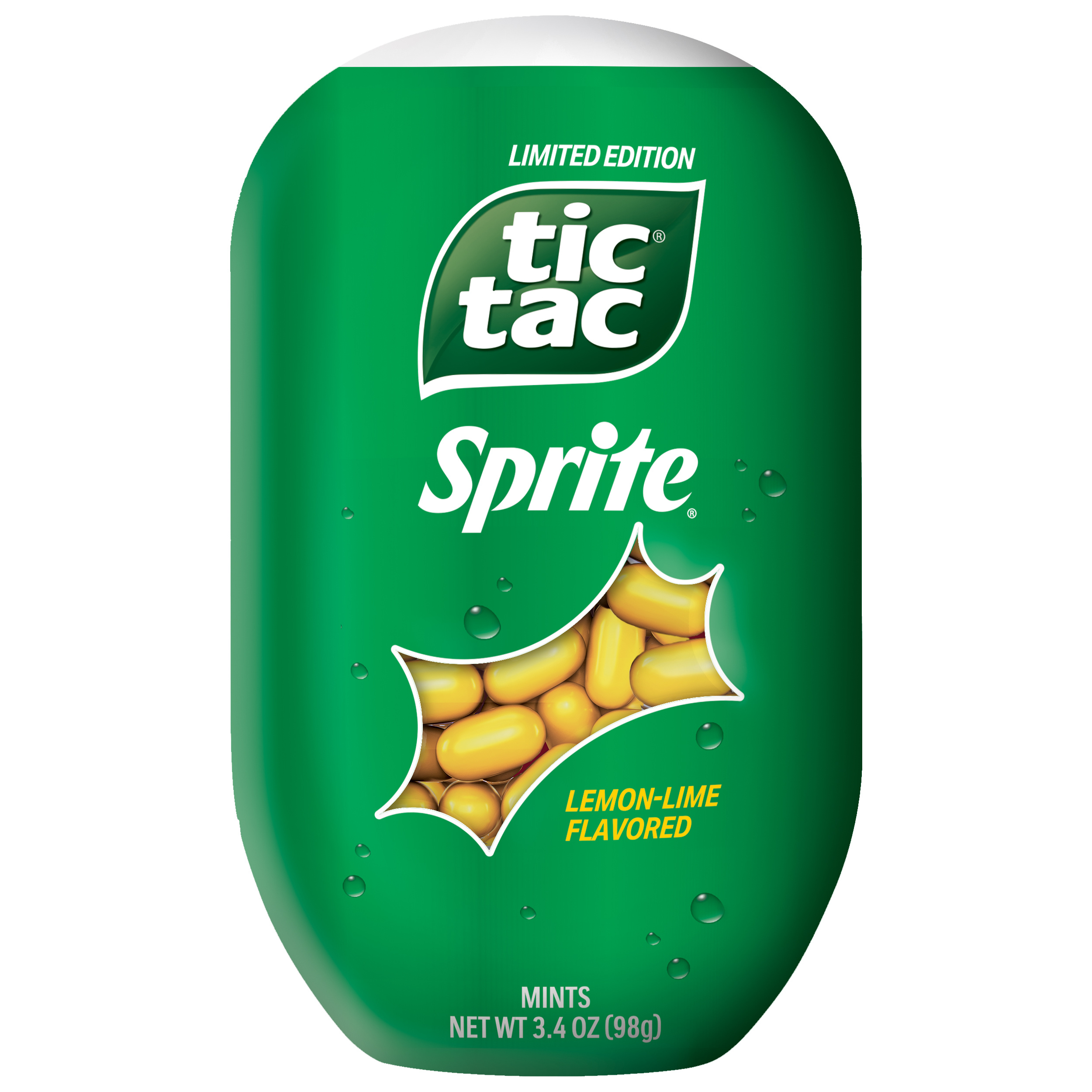Tic Tac® Sprite Lemon-Lime-Flavored, On-The-Go Refreshment, 3.4oz