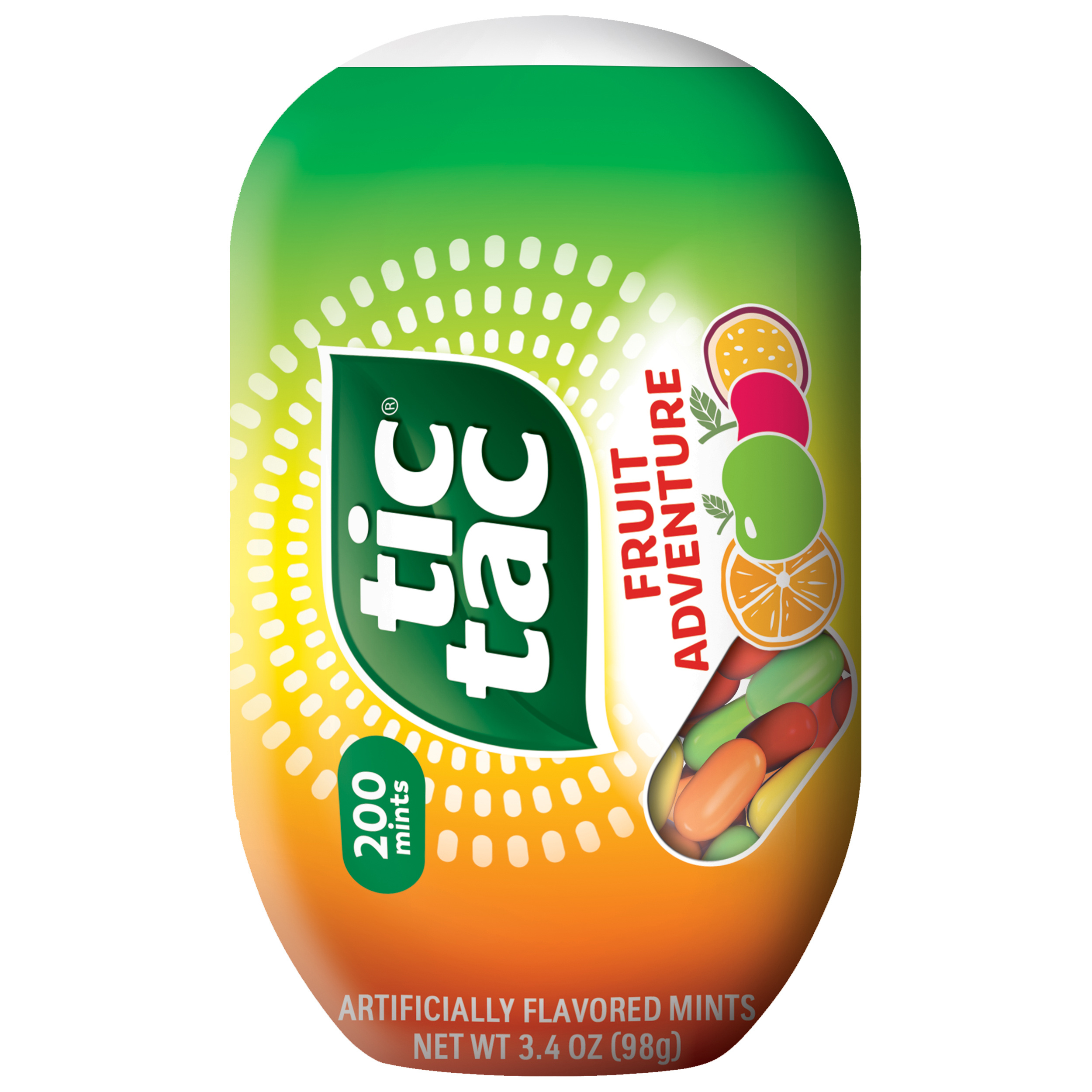 Tic Tac® Fruit Adventure Mints, On-The-Go Refreshment, 3.4oz