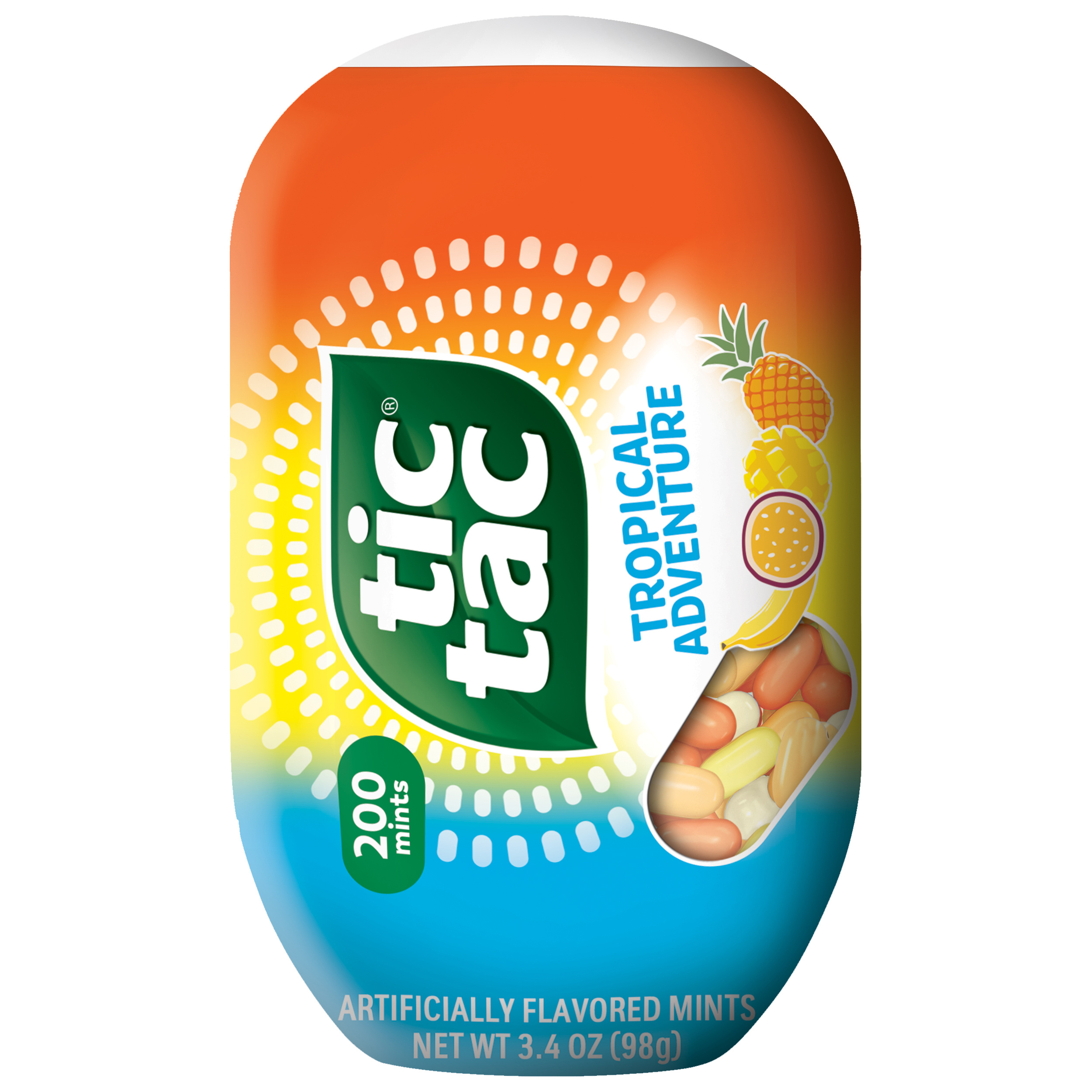 Tic Tac® Fruit Adventure Mints, On-The-Go Refreshment, 3.4oz