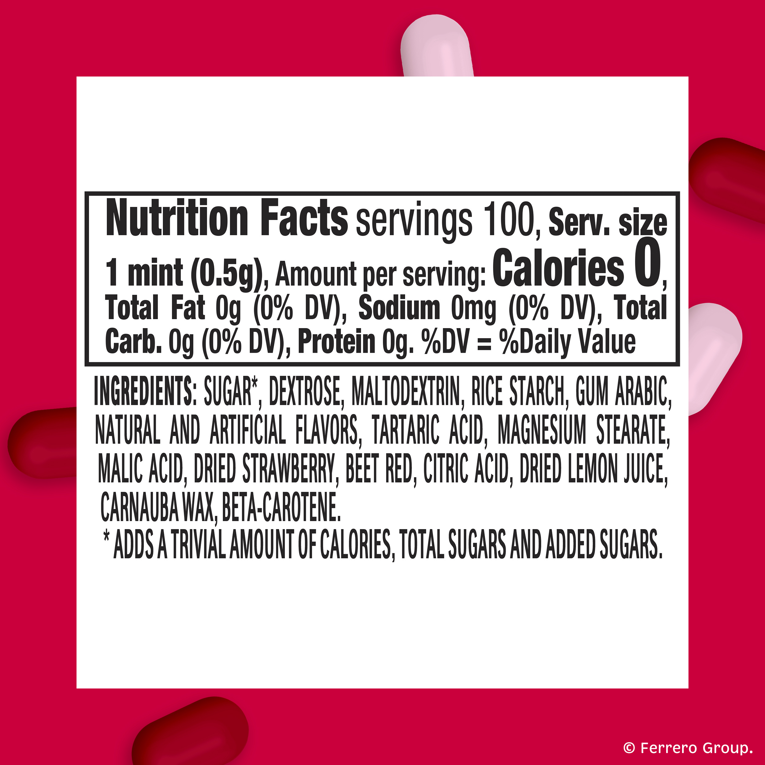 Tic Tac® Strawberry & Cream Mints, On-The-Go Refreshment, 1.7oz