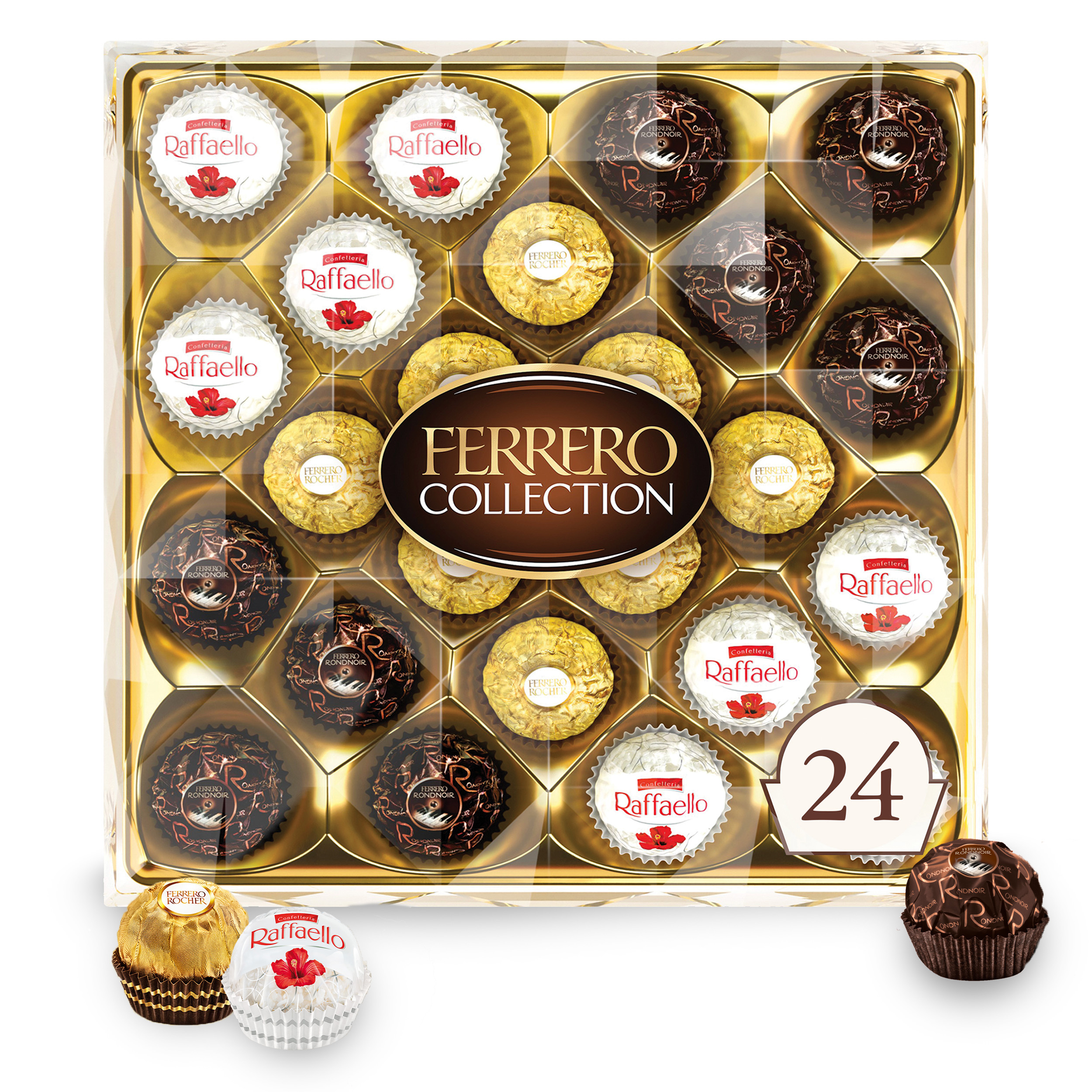 Ferrero Collection, 24 Count, Premium Gourmet Assorted Confections