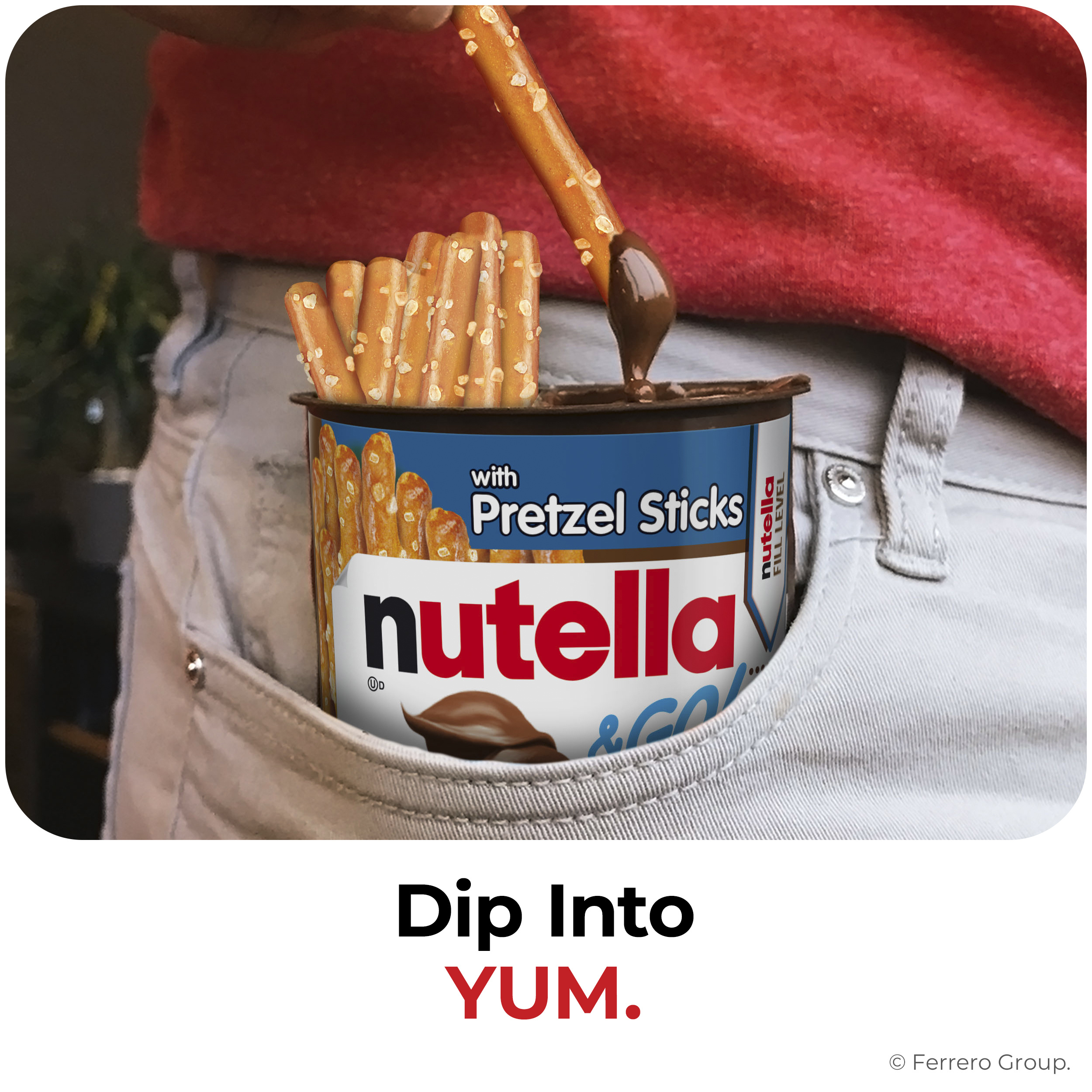 Nutella & GO! Chocolate Hazelnut Spread with Cocoa + Pretzel