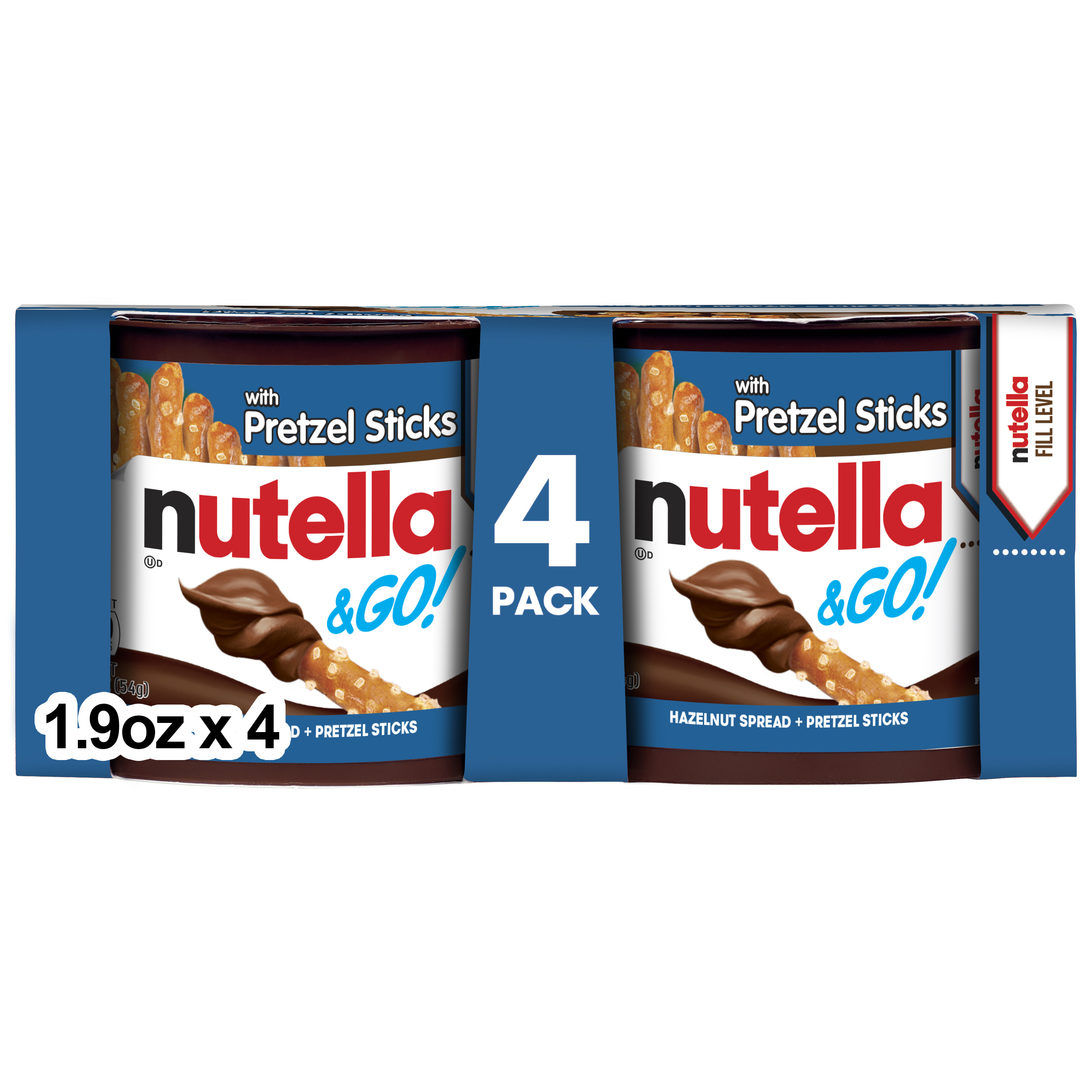 Nutella & GO! Chocolate Hazelnut Spread with Cocoa + Pretzel