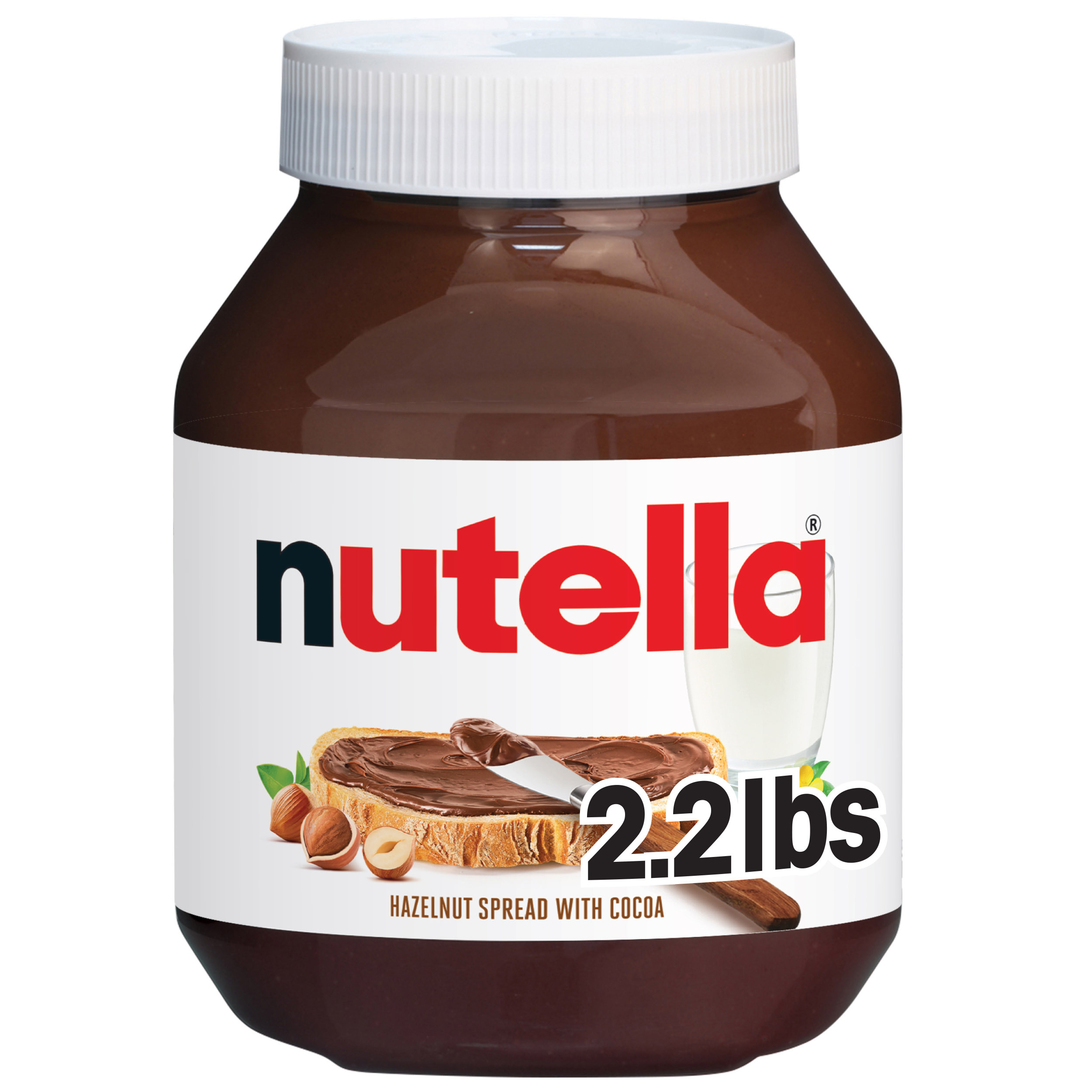 Nutella Hazelnut Spread with Cocoa for Breakfast, 35.3oz Jar
