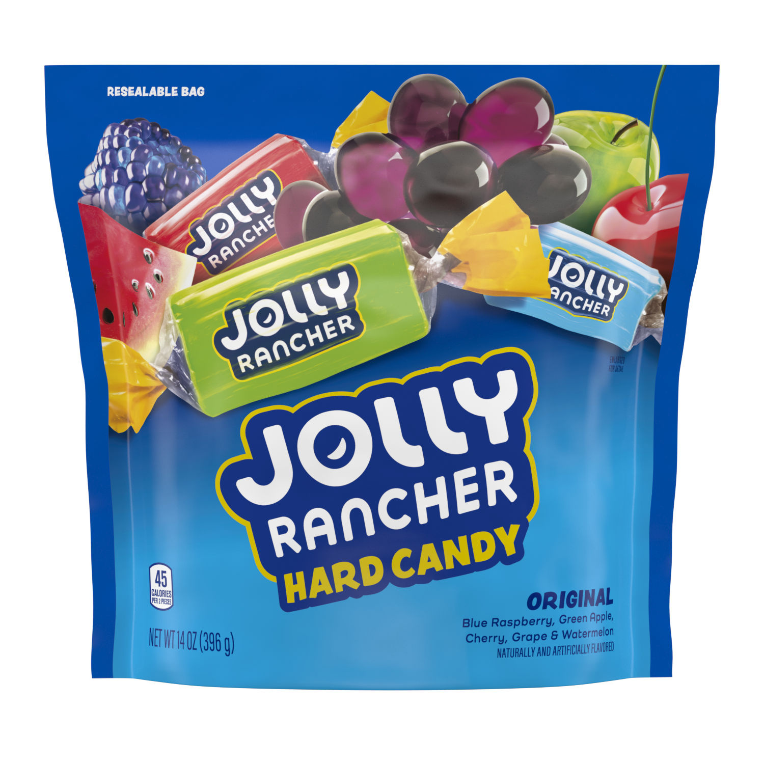 JOLLY RANCHER Assorted Fruit Flavored Hard Candy Resealable Bag