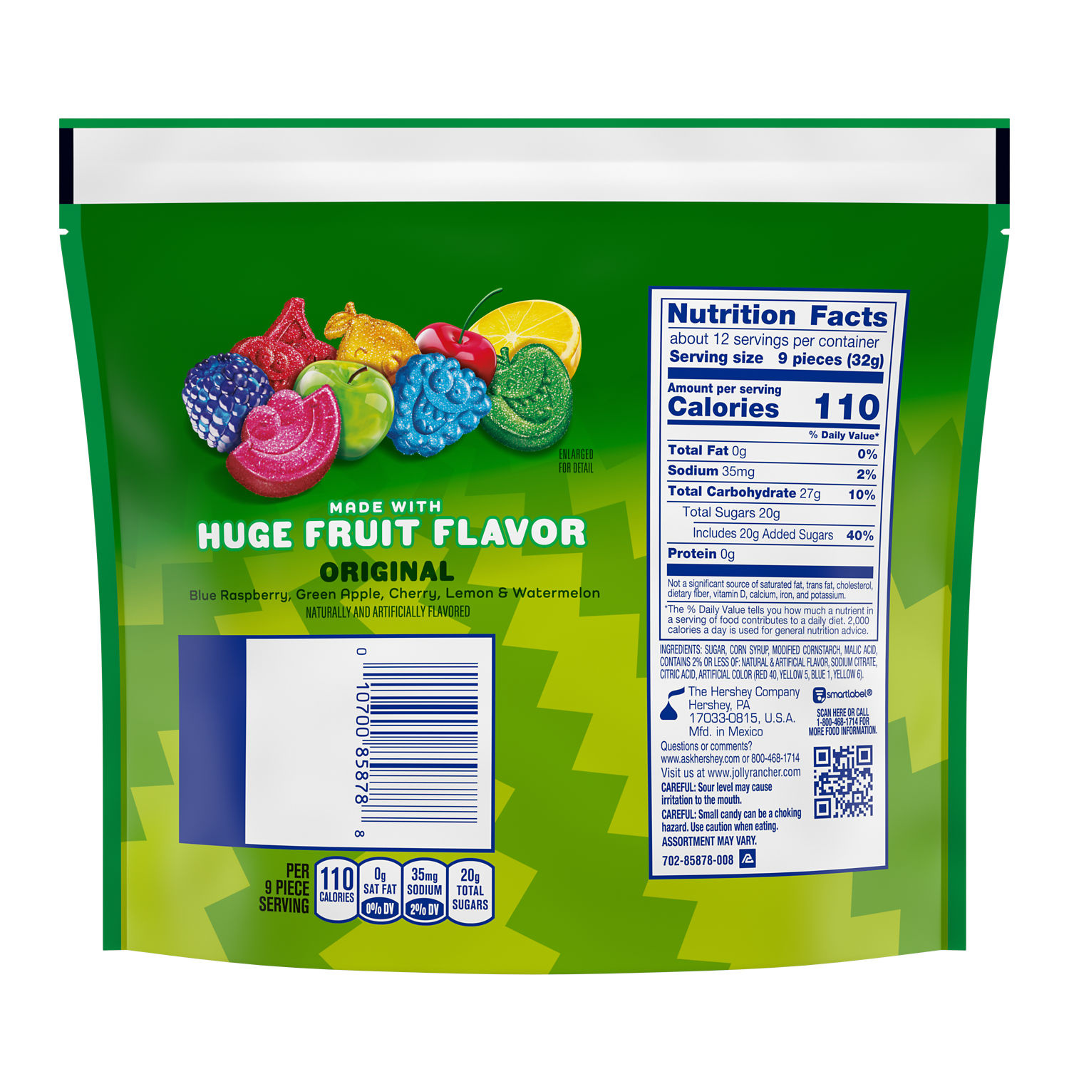 あめ JOLLY RANCHER Sour Gummies Assorted Fruit Flavored Candy