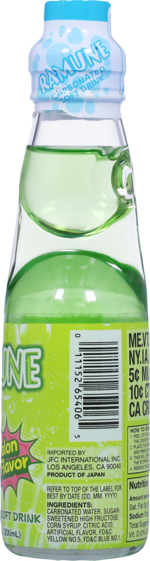 Ramune Soft Drink, Melon Flavor, Carbonated | Giant Eagle