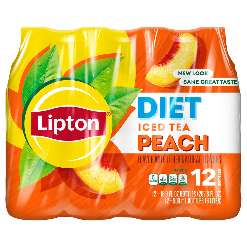 Lipton Iced Tea, Diet, Peach | Giant Eagle | Because It Matters