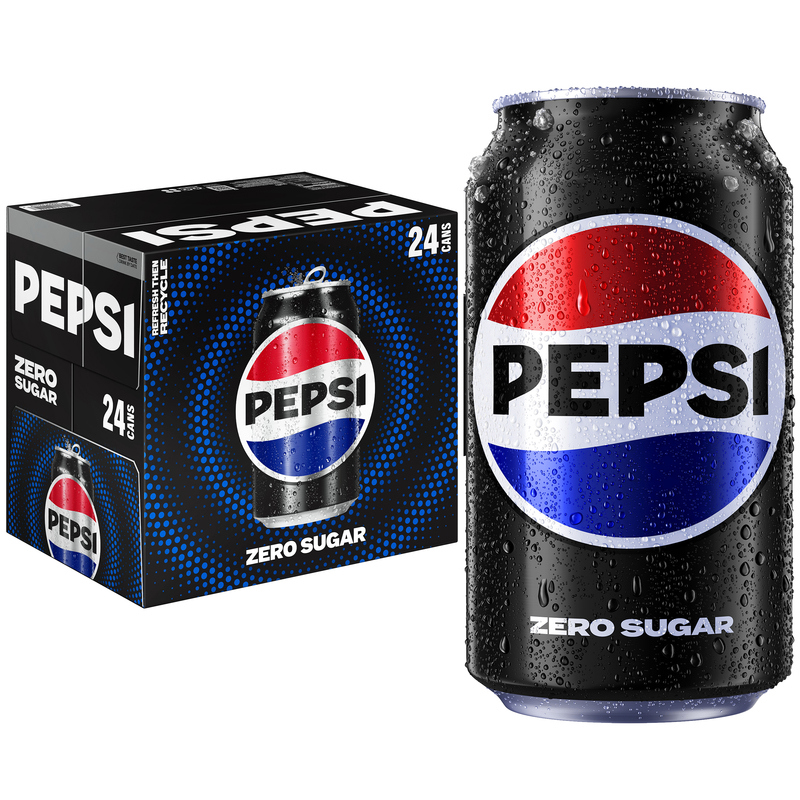 Pepsi Zero Sugar 12 Fl Oz 24 Count Can | Giant Eagle | Because It