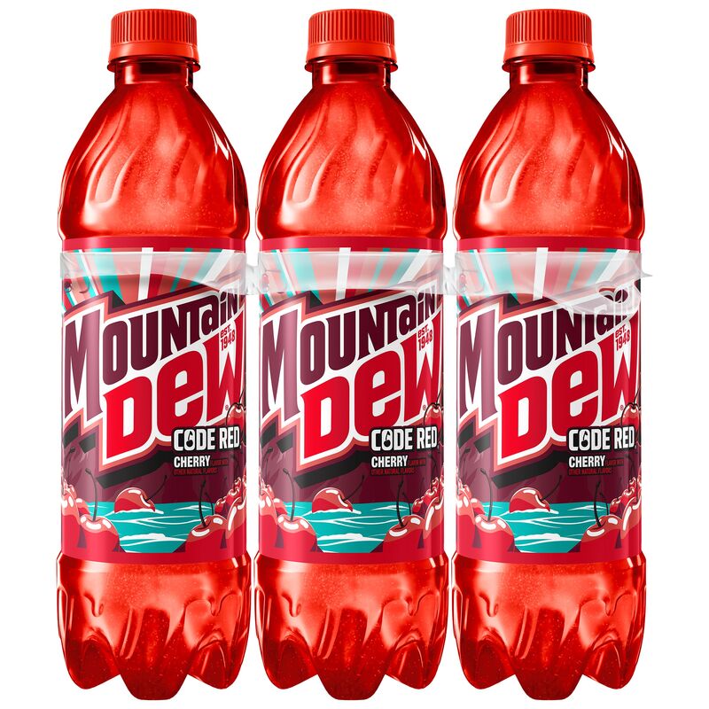 Mountain Dew Code Red Soda Cherry 16.9 Fl Oz, 6 Count | Giant