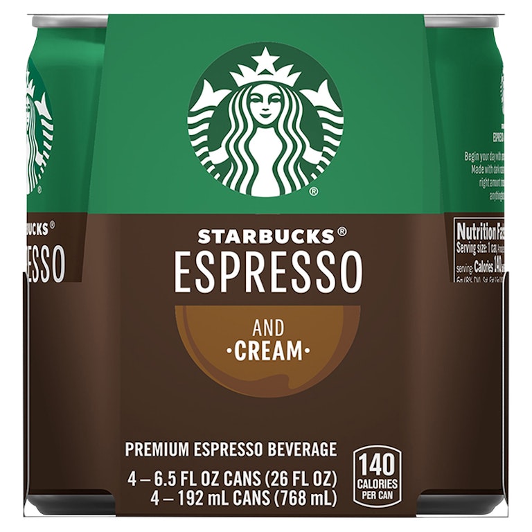 Starbucks Double Shot Espresso Premium Beverage Espresso & Cream Starbucks Double Shot Espresso Premium Beverage Espresso & Cream