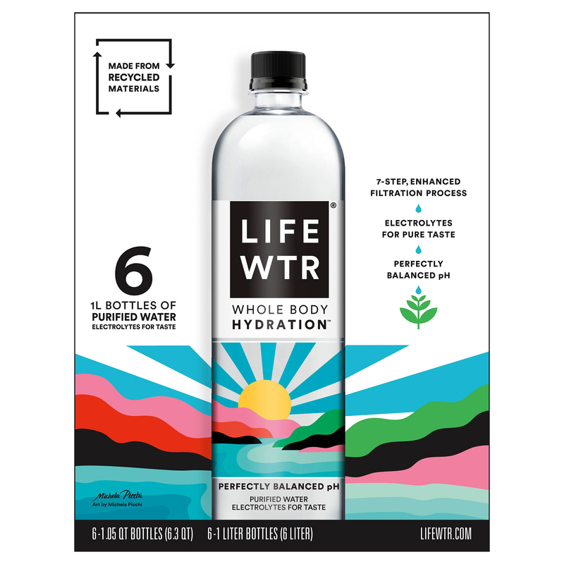 Lifewtr Enhanced Water , Purified Water | Giant Eagle | Because It