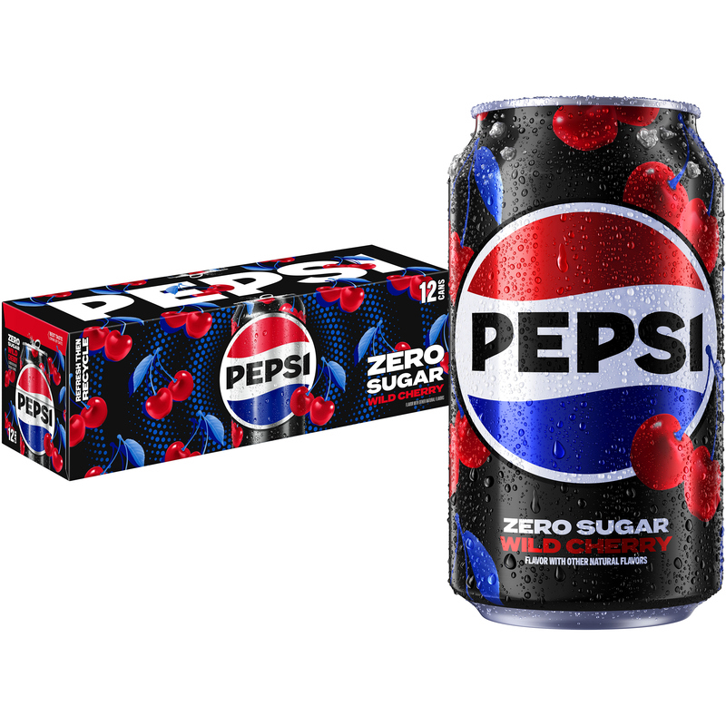 Pepsi Diet Soda Wild Cherry 12 Fl Oz, 12 Count | Giant Eagle