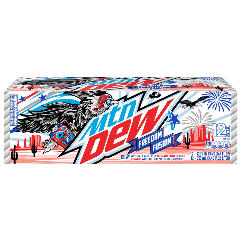 Mtn Dew Freedom Fusion, 12pk 12oz Cans | Giant Eagle | Because It