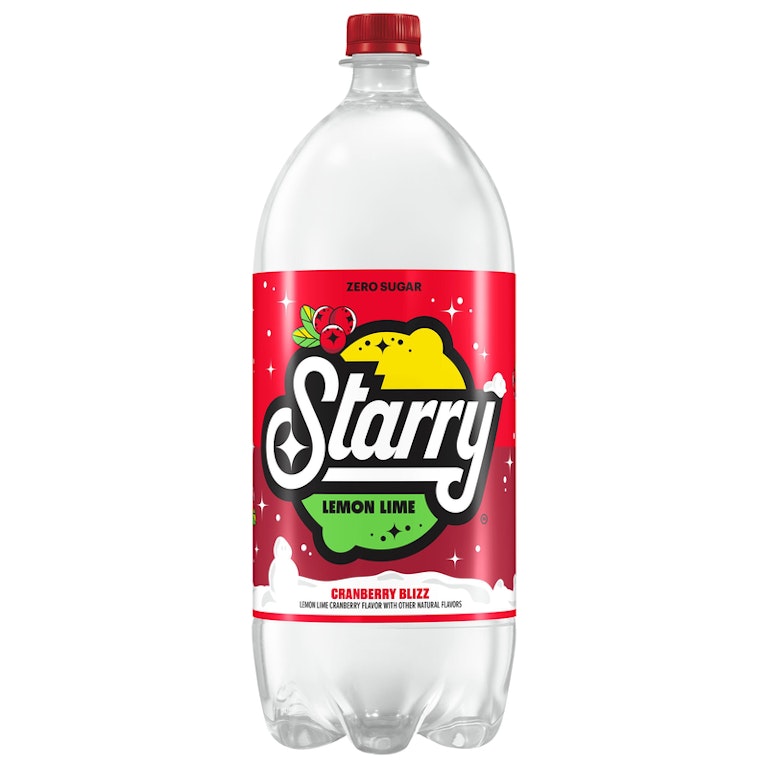 Starry Soda, Lemon Lime Cranberry Bliss, Zero Sugar | Giant Eagle Starry Soda, Lemon Lime Cranberry Bliss, Zero Sugar | Giant Eagle