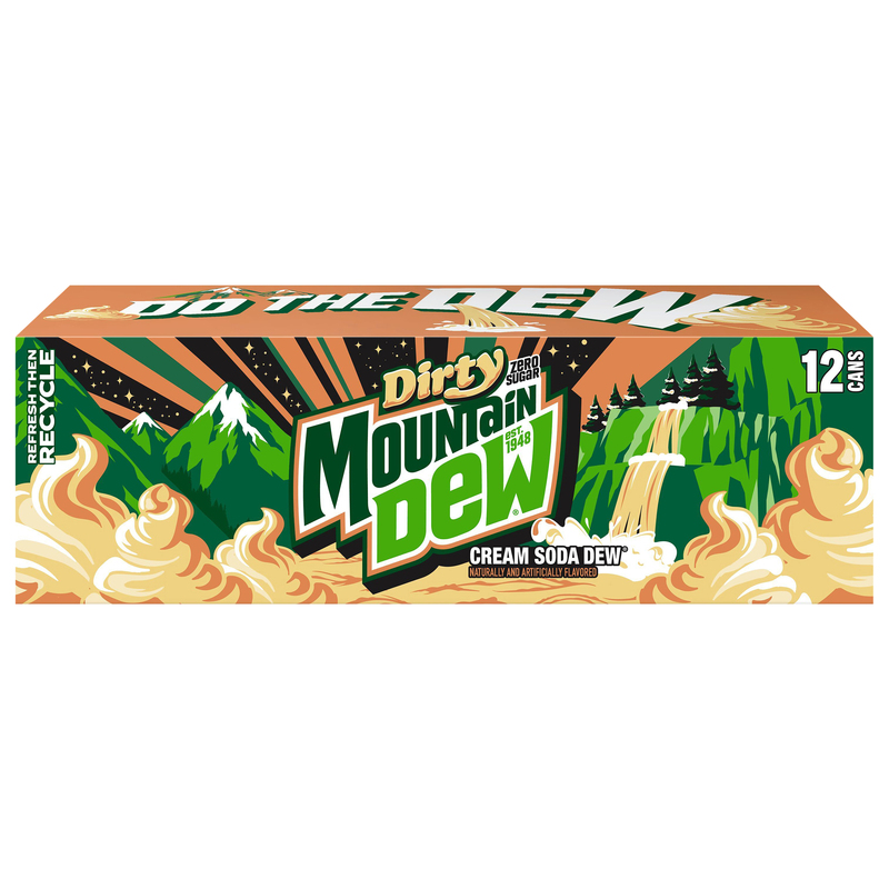 Mountain Dew Zero Sugar Cream Soda Dew Soda | Giant Eagle