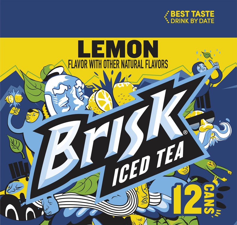 Brisk Iced Tea Lemon 12 Fl Oz 12 Count | Giant Eagle | Because It