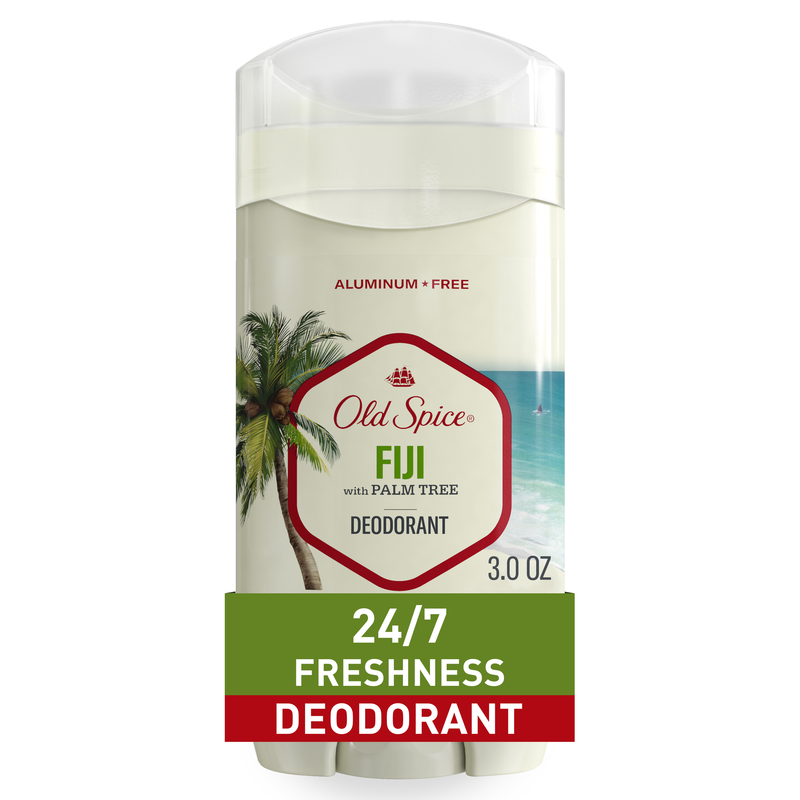Old Spice Men's Deodorant Aluminum-Free Fiji with Palm Tree, 3oz