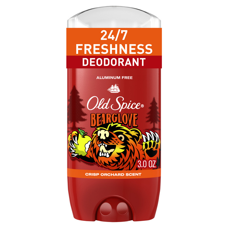 Old Spice Aluminum Free Deodorant for Men, Bearglove, 48 Hr