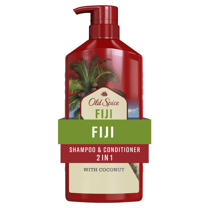 Old Spice Fiji 2in1 Shampoo & Conditioner for Men, 21.9 fl oz