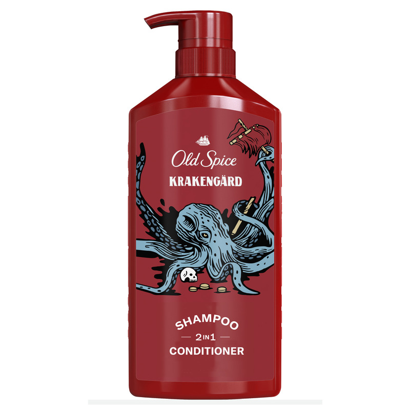 Old Spice Krakengard 2in1 Shampoo & Conditioner for Men, 21.9 fl