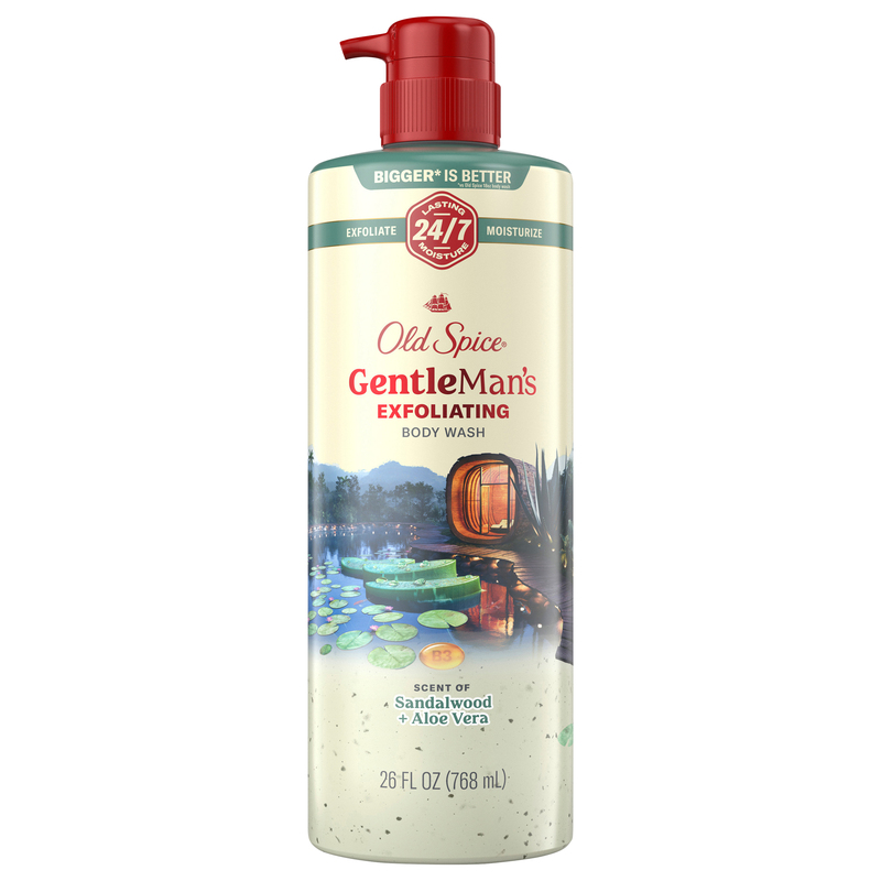 Old Spice Gentle Man's Exfoliating Sandalwood + Aloe Vera Body Wash | Giant  Eagle | Because It Matters | Grocery Store & Pharmacy