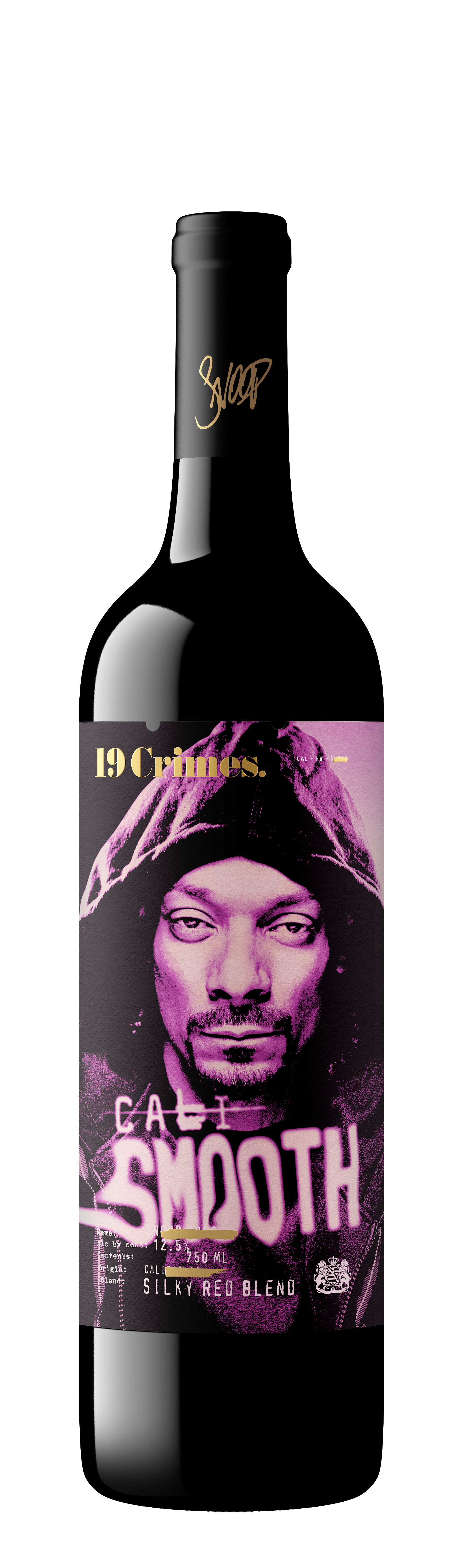 19 Crimes Snoop Dogg Cali Smooth Red Wine Blend, 750 ml Glass Wine