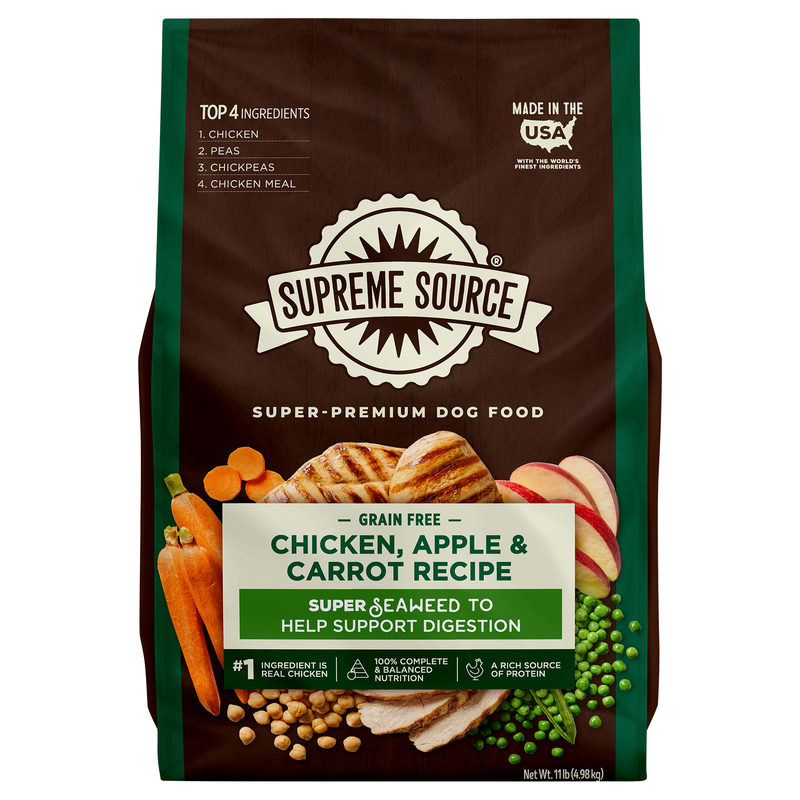Supreme Source Super-Premium Grain Free Chicken, Apple & Carrot