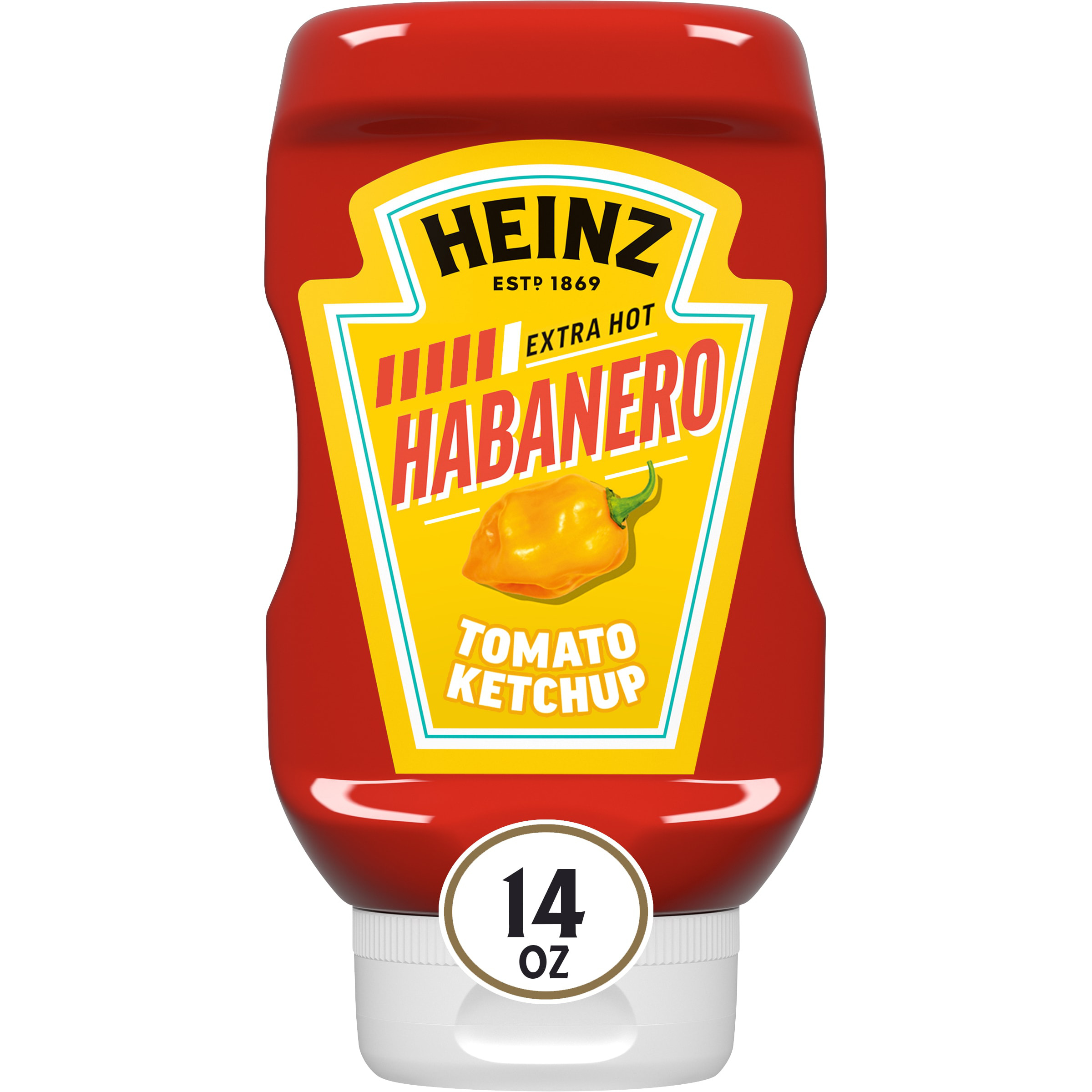 Heinz Tomato Ketchup Blended With Jalapeno, 14 oz Squeeze Bottle