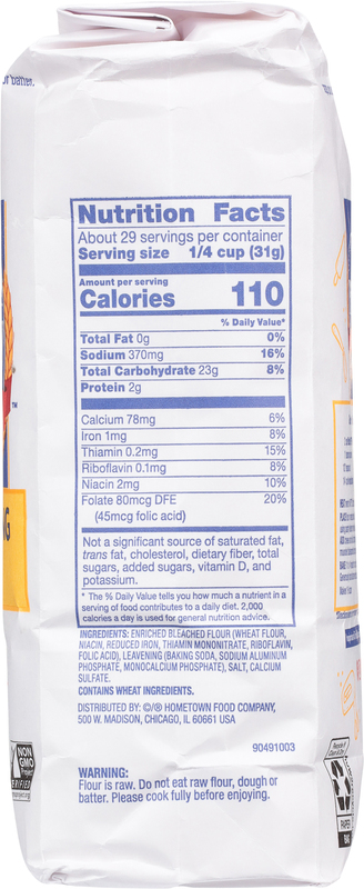 Nutrition Facts Pillsbury Gluten Free Flour Ingredients Gluten - Main Image