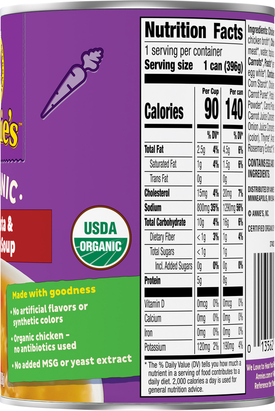 Annie's Organic Star Pasta & Chicken Soup | Giant Eagle | Because