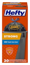 Hefty Trash Bags, Multipurpose, Drawstring, Large, 30 Gallon