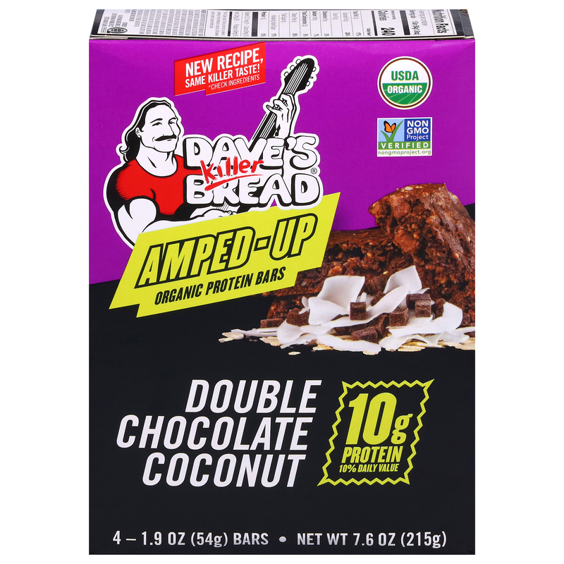 Dave's Killer Bread Protein Bars, Double Chocolate Coconut