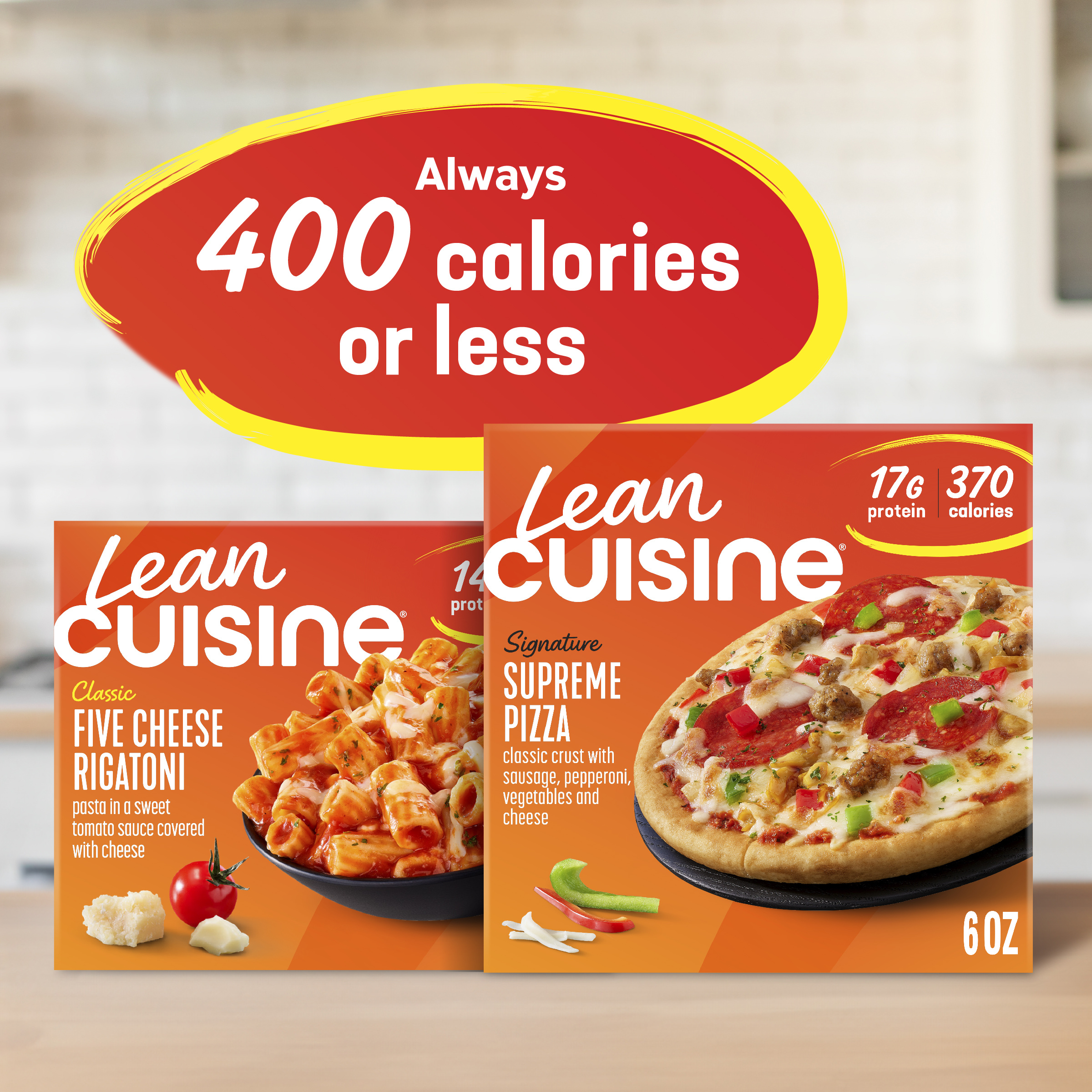 Lean Cuisine Signature Supreme Pizza, Personal Pizza, Frozen Lunch