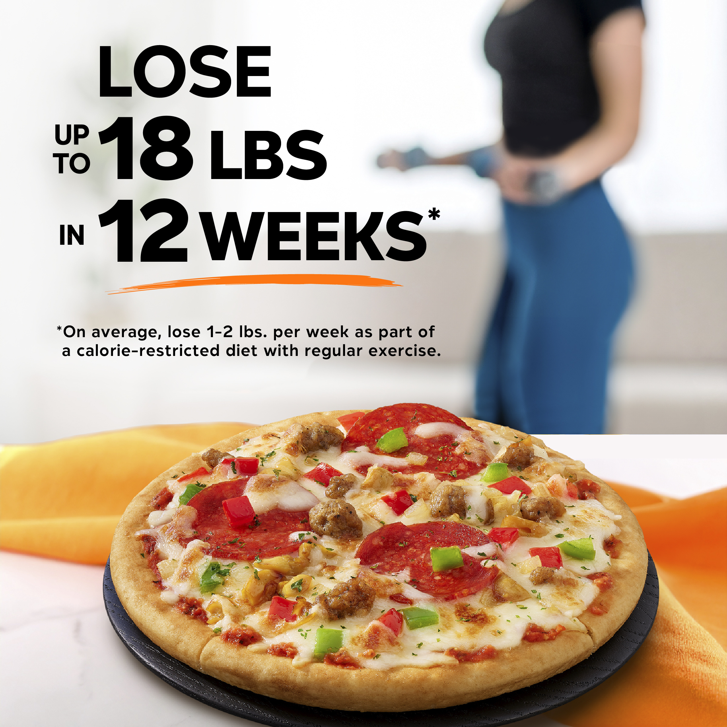 Lean Cuisine Signature Supreme Pizza, Personal Pizza, Frozen Lunch
