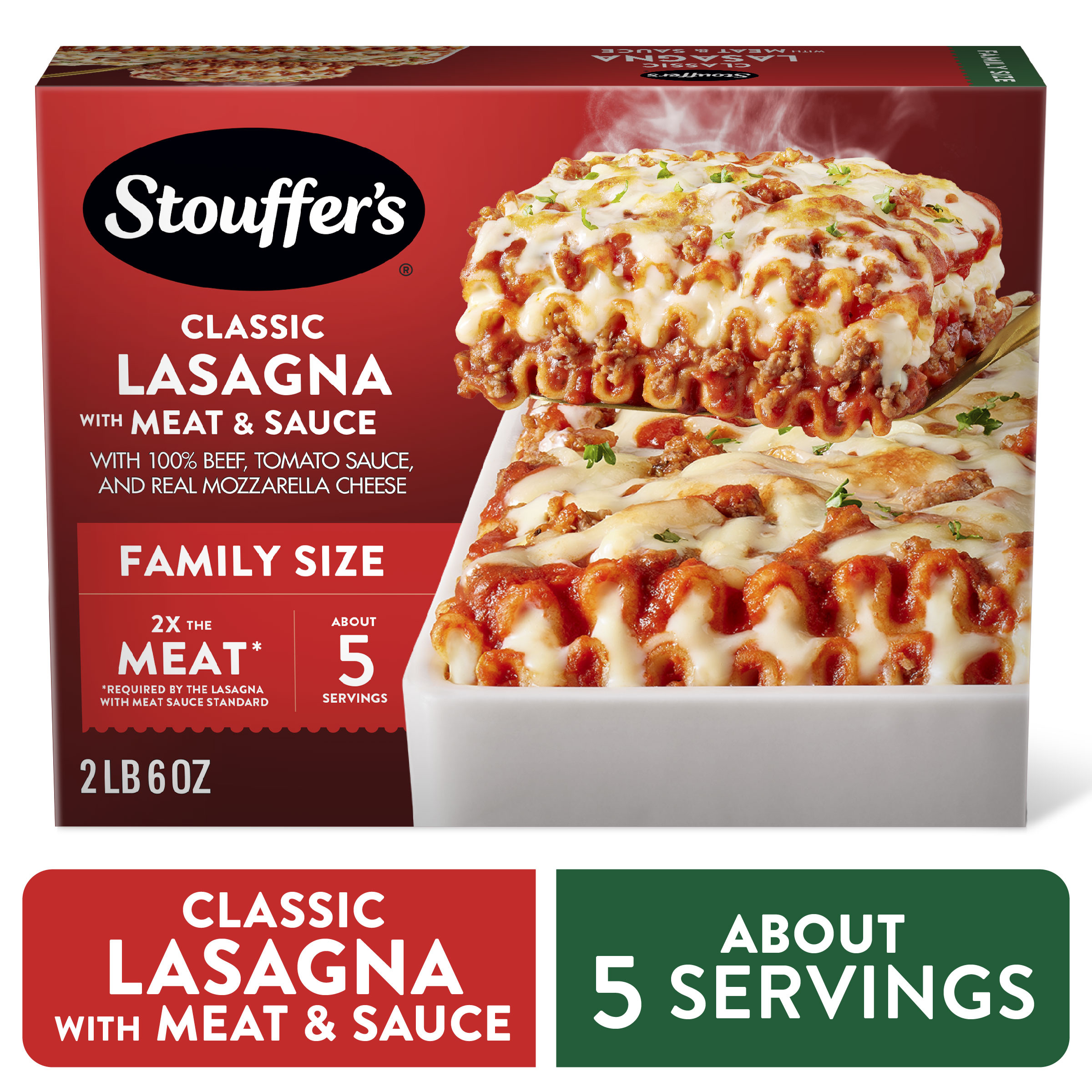 Stouffer's Classic Lasagna with Meat and Sauce, Family Size
