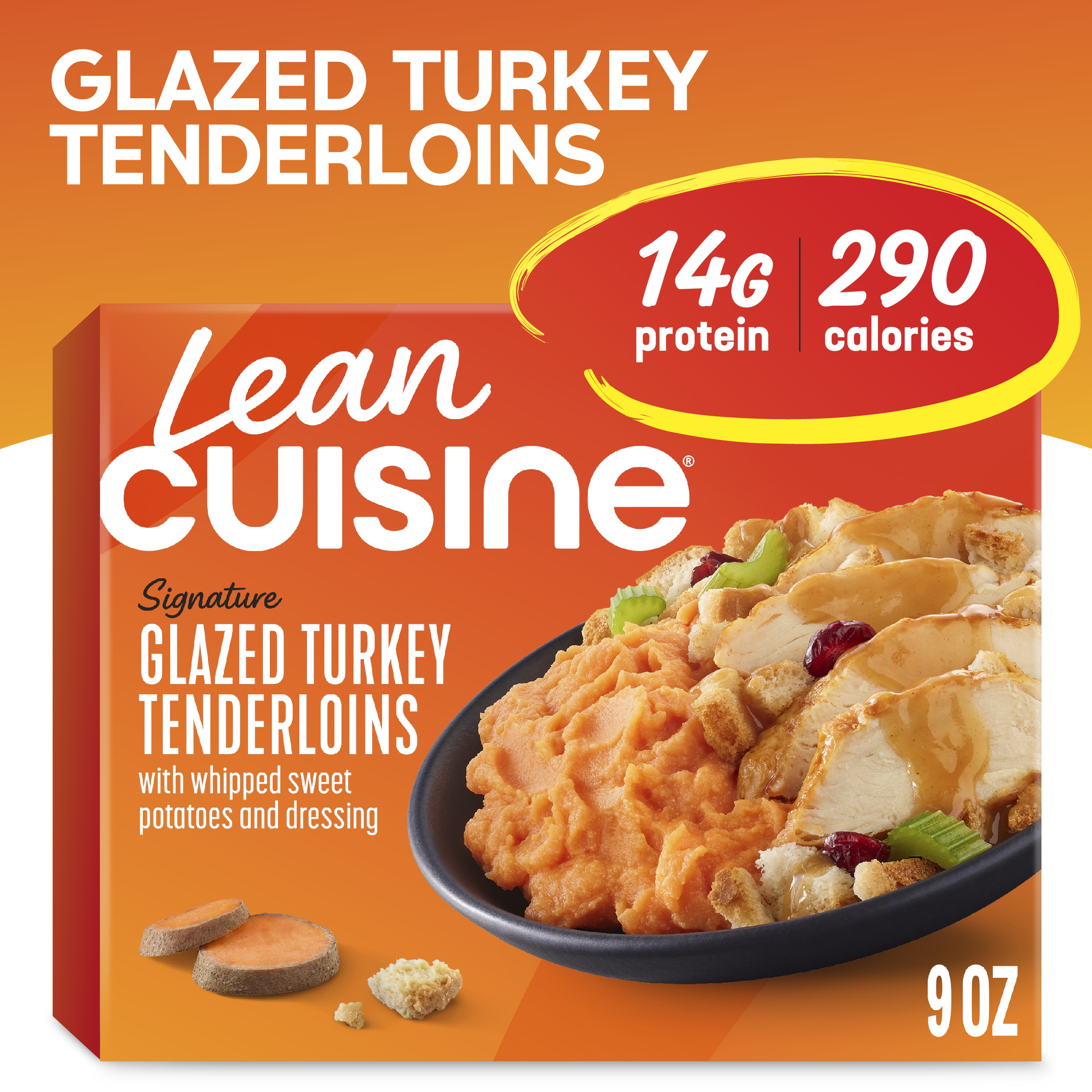 Lean Cuisine Signature Glazed Turkey Tenderloins, Frozen Lunch