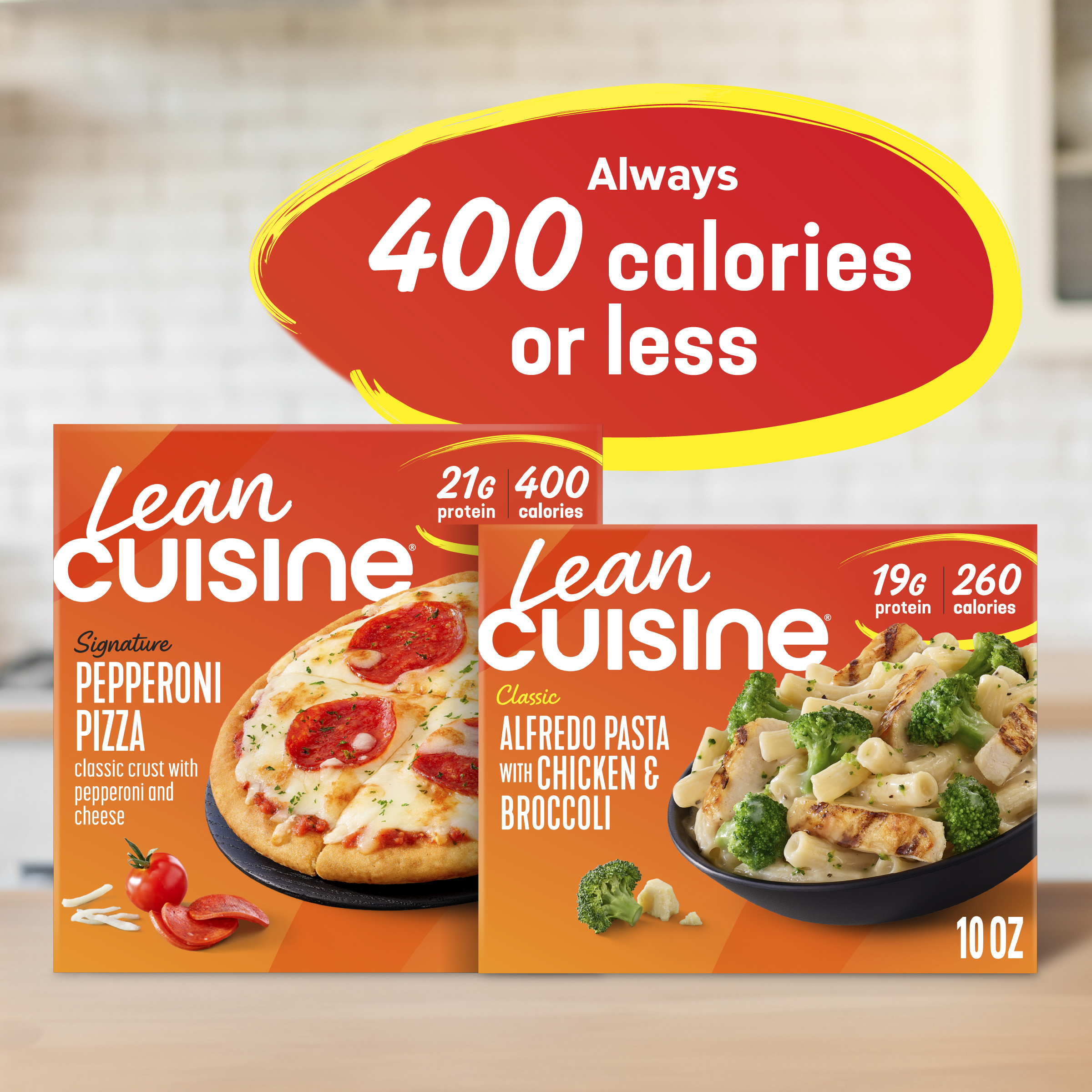 Lean Cuisine Alfredo Pasta with Chicken & Broccoli Frozen Meals