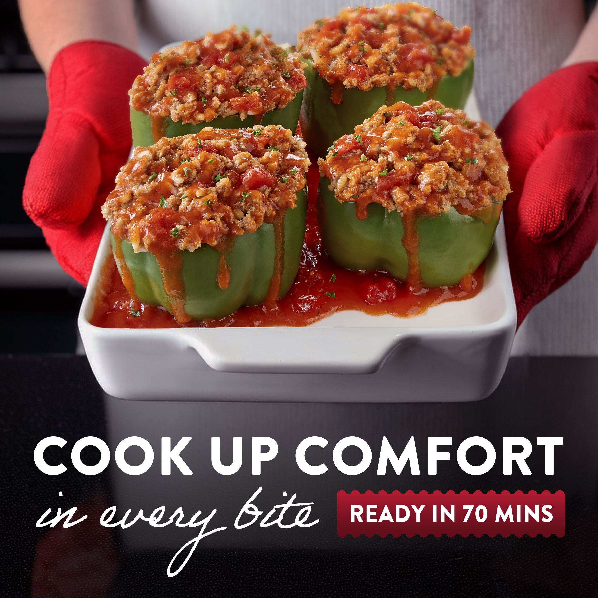Stouffer's Stuffed Peppers, Family Size, Frozen Stuffed Peppers