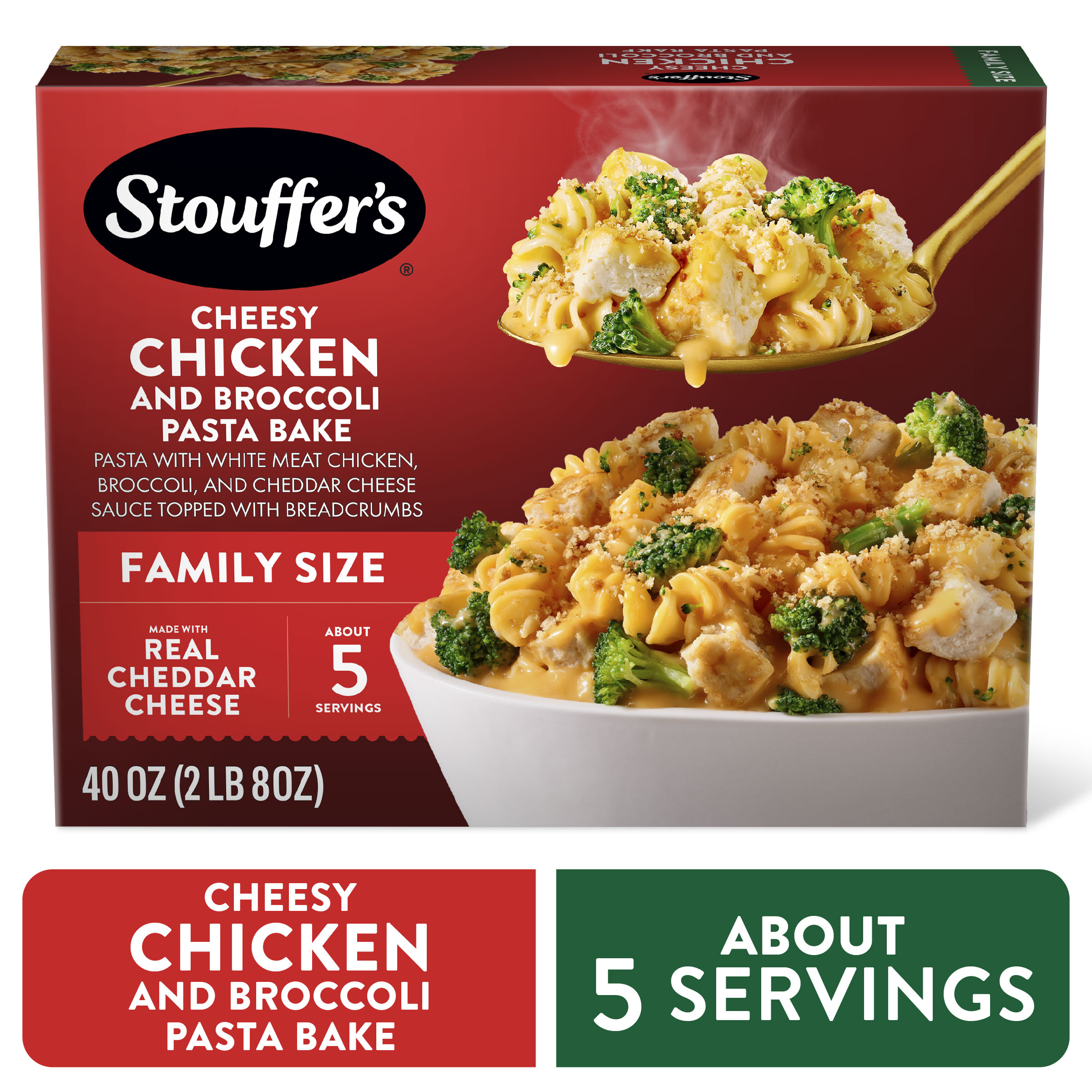 Stouffer's Cheesy Chicken and Broccoli Pasta Bake, Family Size