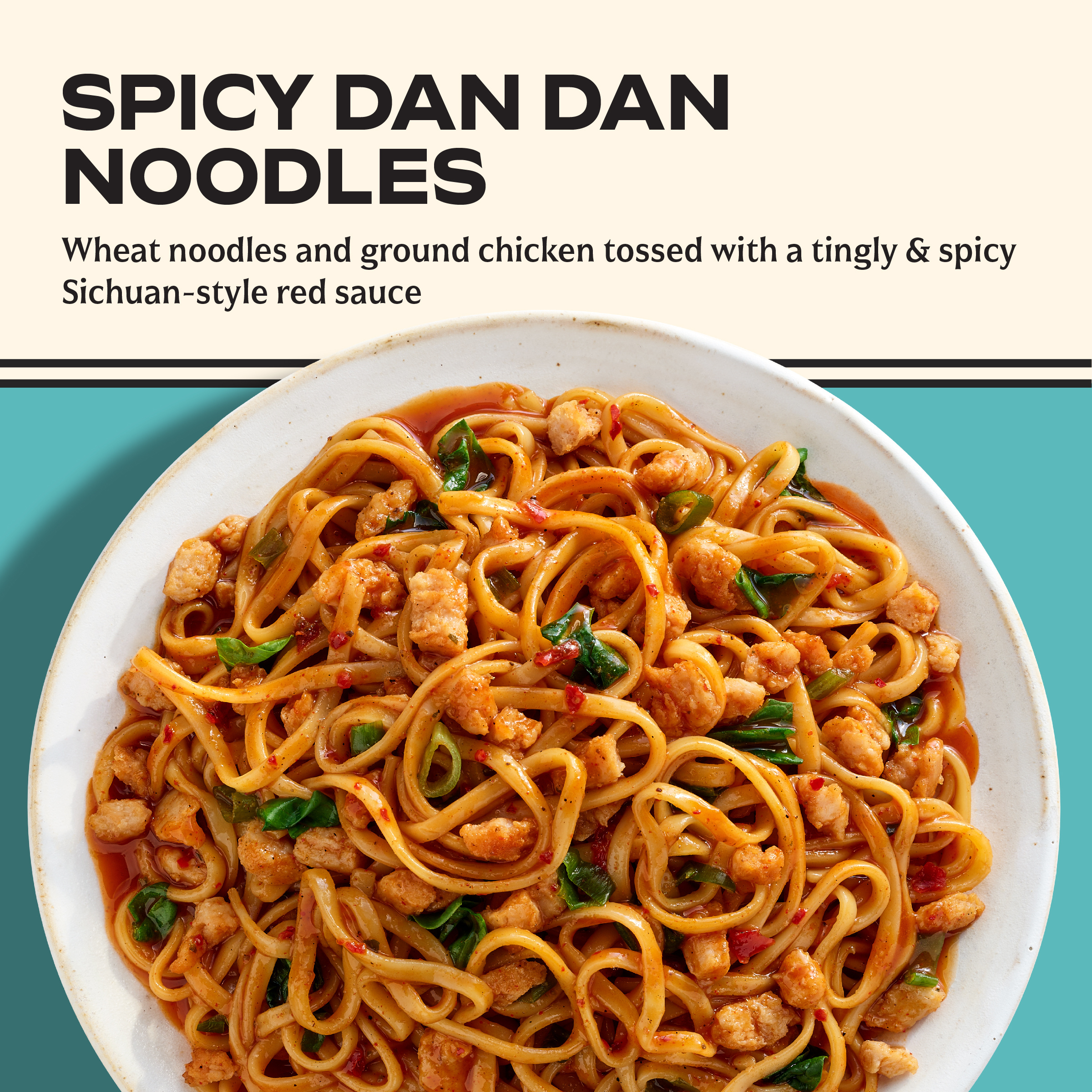 Mings Spicy Dan Dan Noodles, Frozen Chicken and Noodles, Frozen