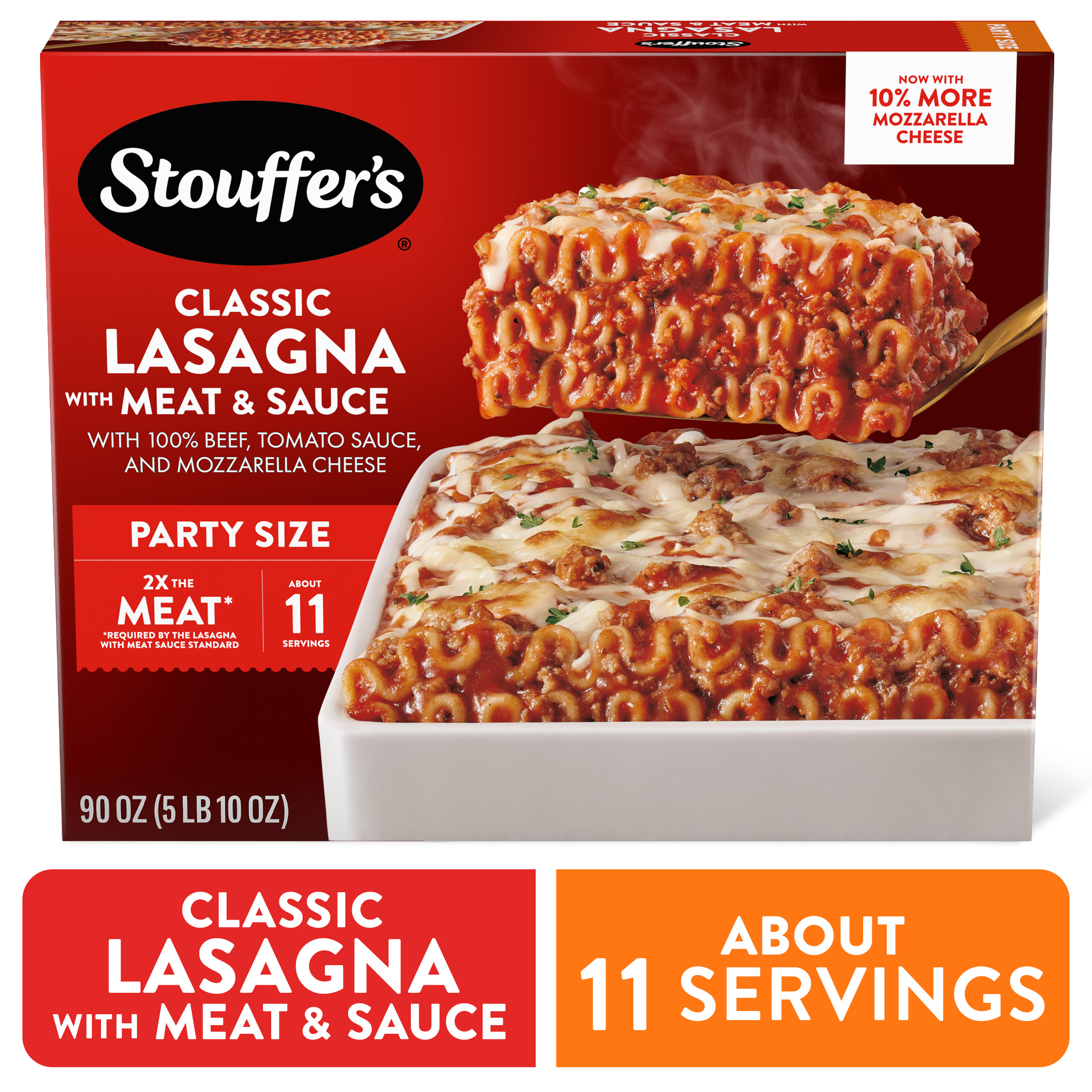 Stouffer's Classic Lasagna with Meat & Sauce Frozen Meal, Party