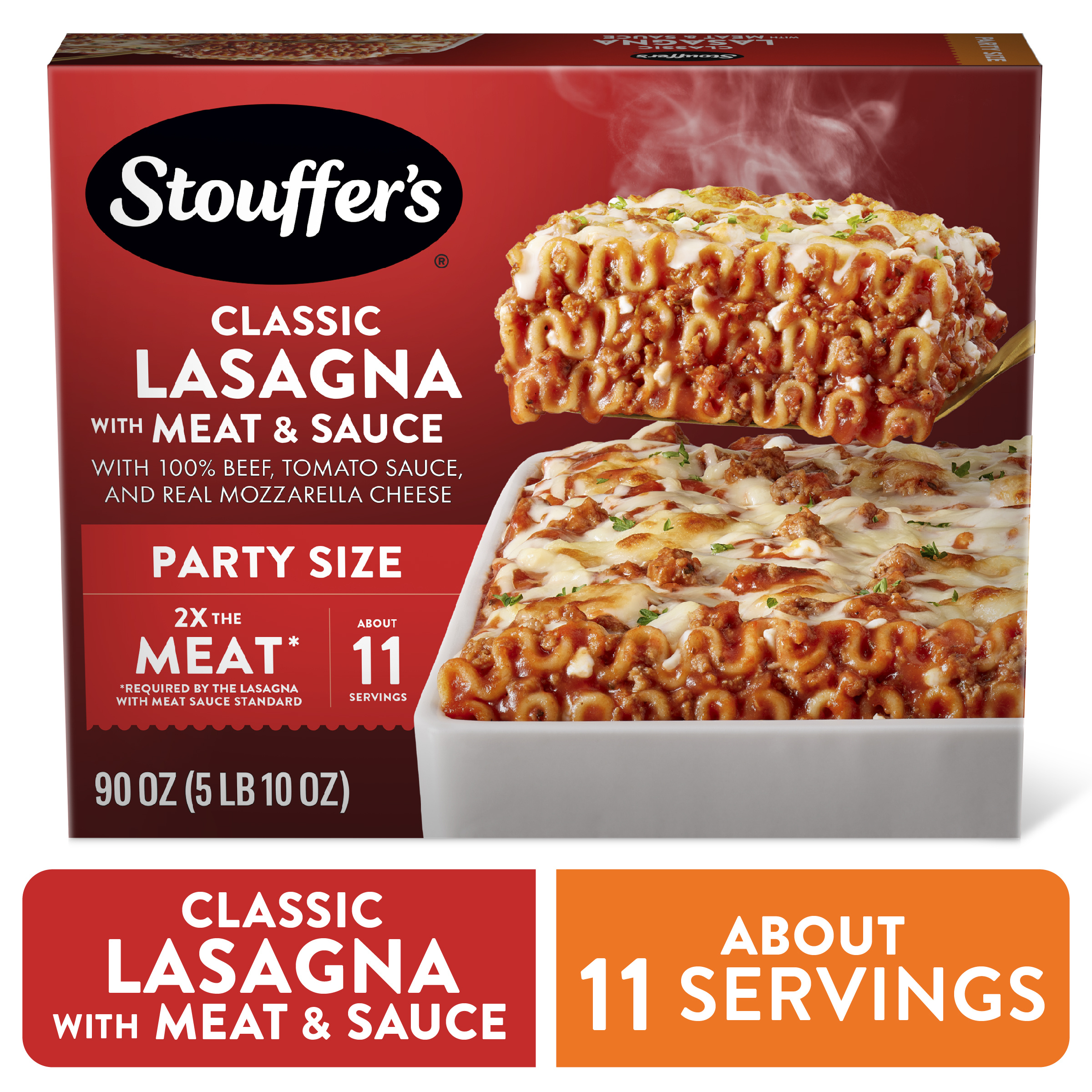 Stouffer's Baked Ziti, Large Family Size, Frozen Pasta