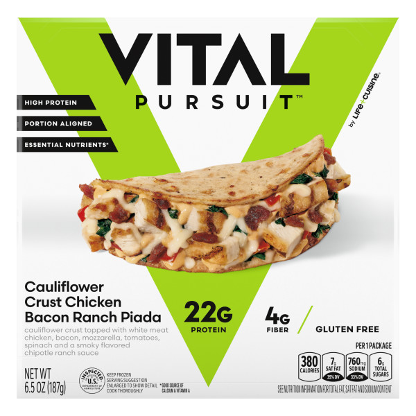 Vital Pursuit Cauliflower Crust Chicken Bacon Ranch Piada Frozen