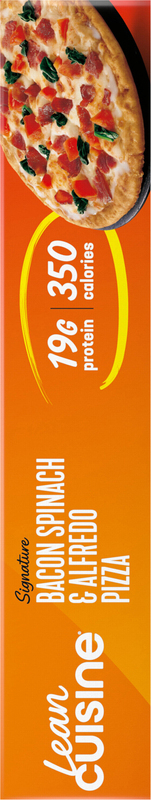 Lean Cuisine Signature Bacon Spinach Alfredo Pizza, Personal Pizza