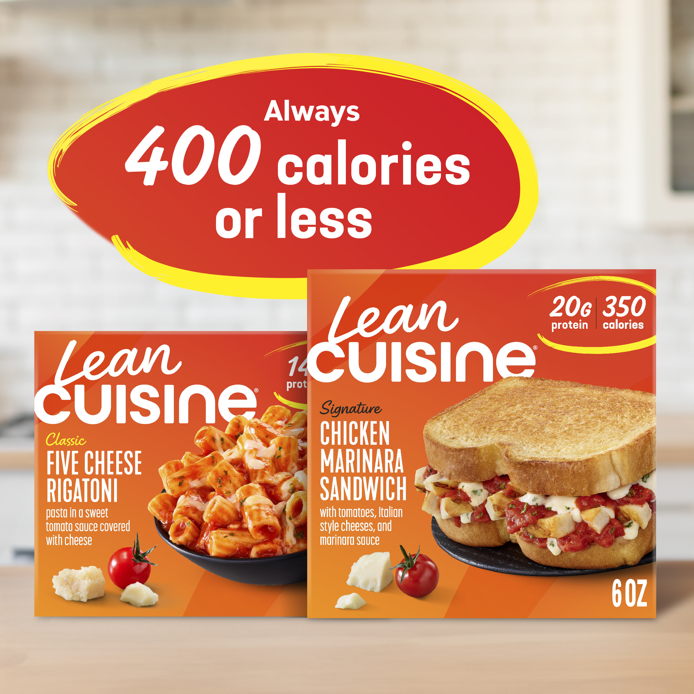 Lean Cuisine Signature Chicken Marinara Sandwich, Frozen Meals