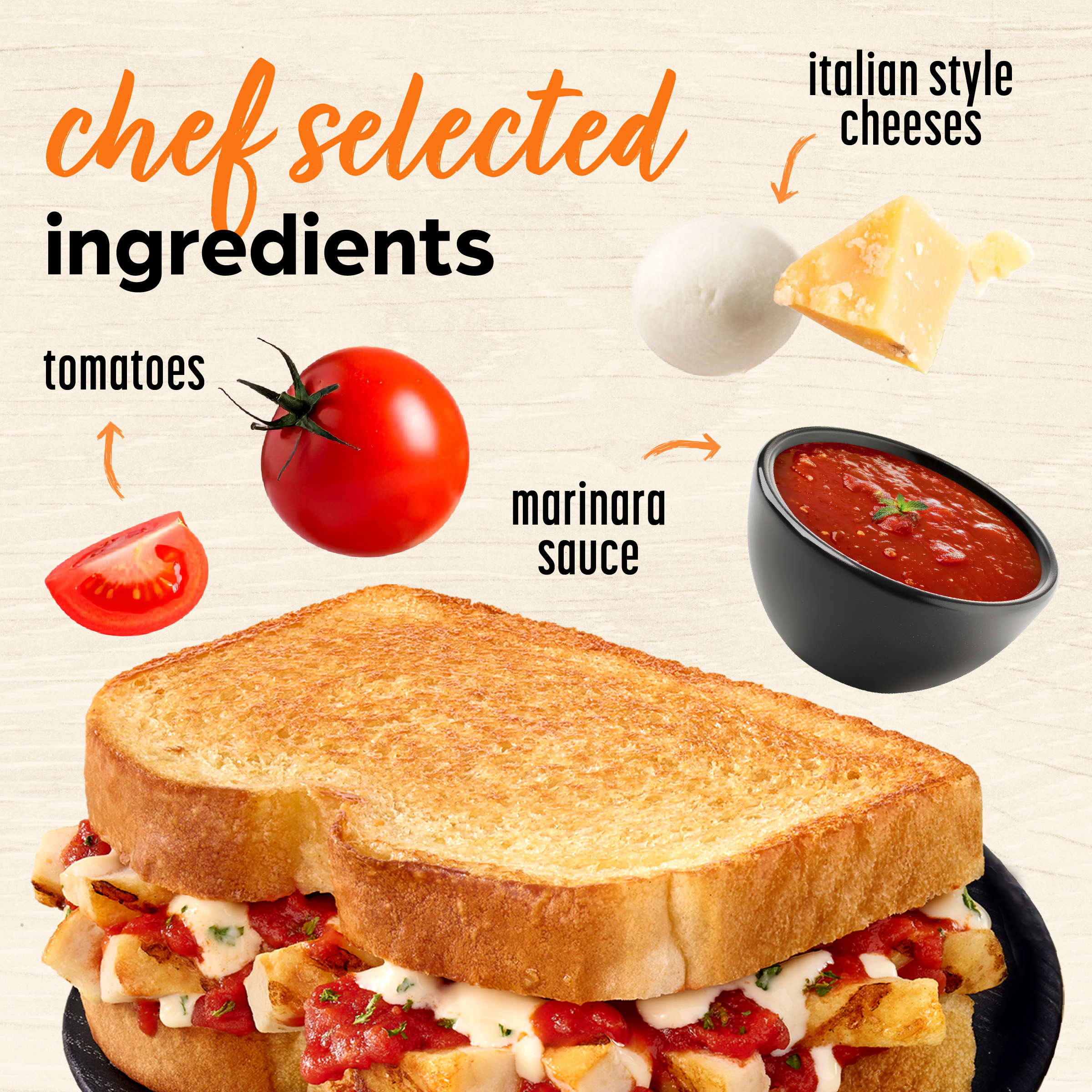Lean Cuisine Signature Chicken Marinara Sandwich, Frozen Meals