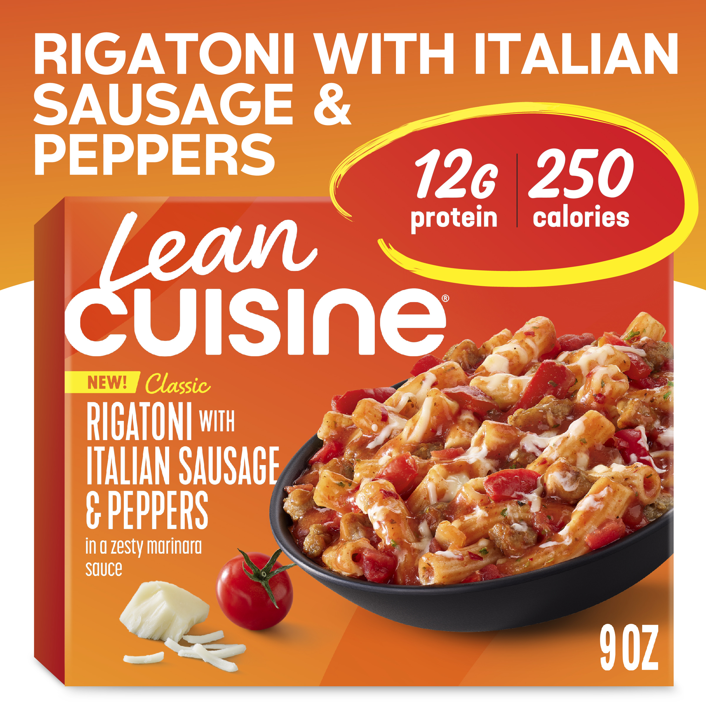 Lean Cuisine Rigatoni with Italian Sausage and Peppers, Frozen